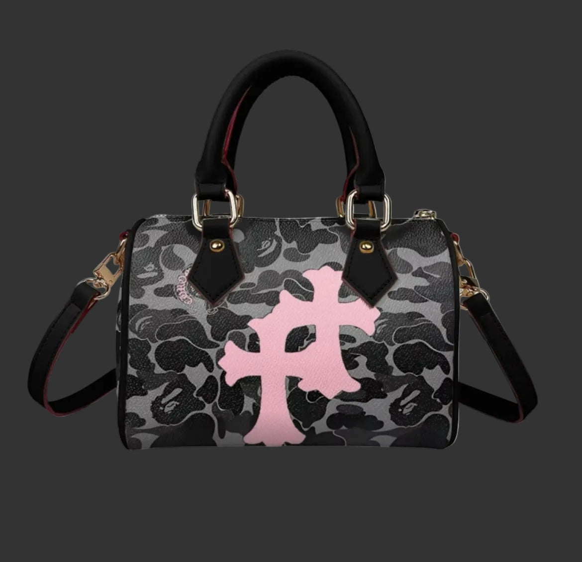 Pretty Chrome Heart Baddie mini  bag | TheBaddiesVault