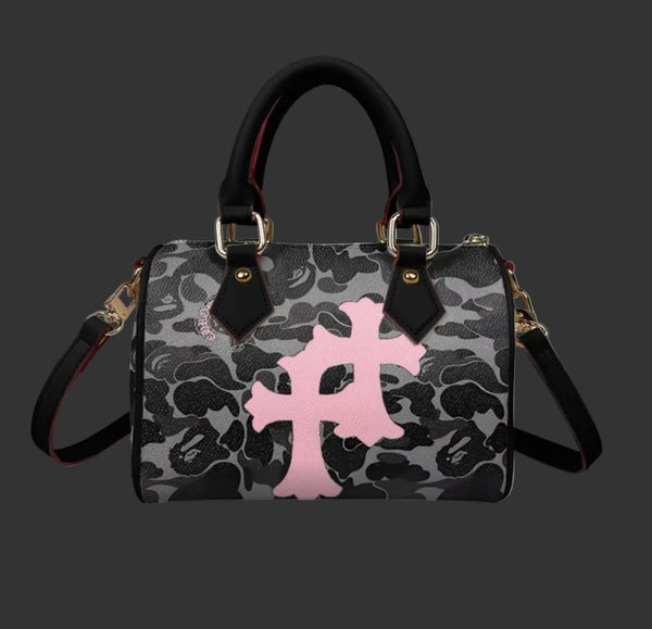 Pretty Chrome Heart Baddie mini  bag | TheBaddiesVault